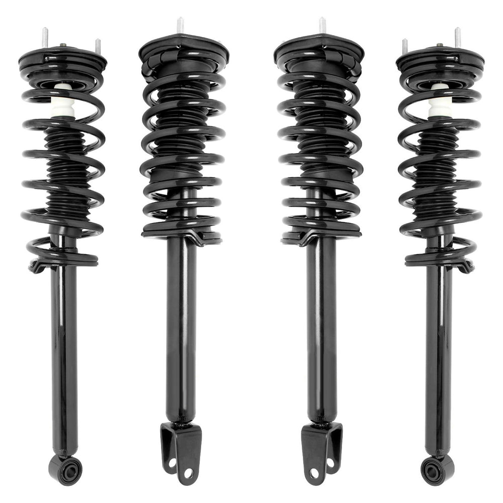 Unity Automotive 4 Front Rear Strut Assemblies 4-11396-15143-001