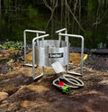 22IN STAINLESS DUAL JET BAYOU COOKER