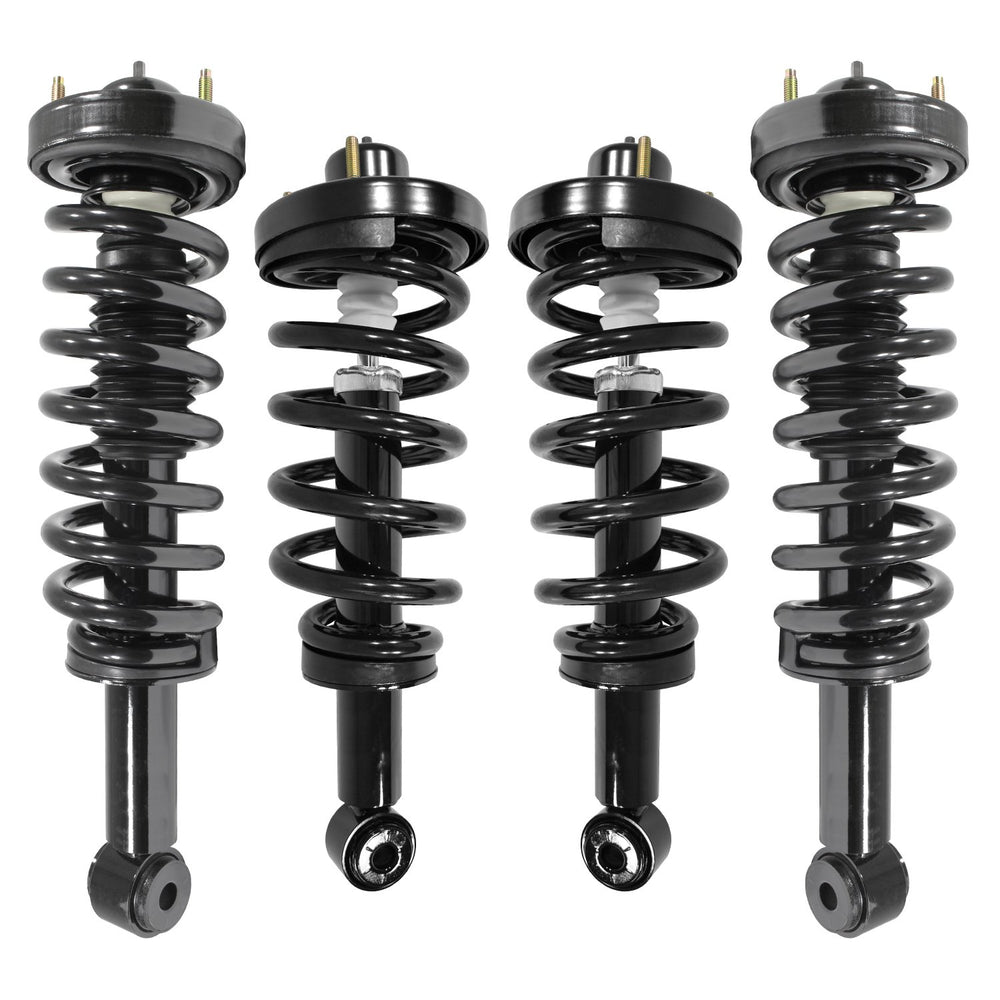 Unity Automotive 4 Front Rear Strut Assemblies 4-11900-15410-001