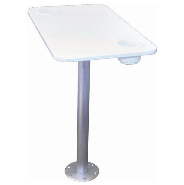STOWABLE TABLE SYSTEM W/POLYMERTABLE RECTANGULAR