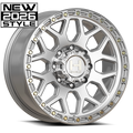 H601 RAPTURE 18X9 8X180 12MM SILVER MACHINED