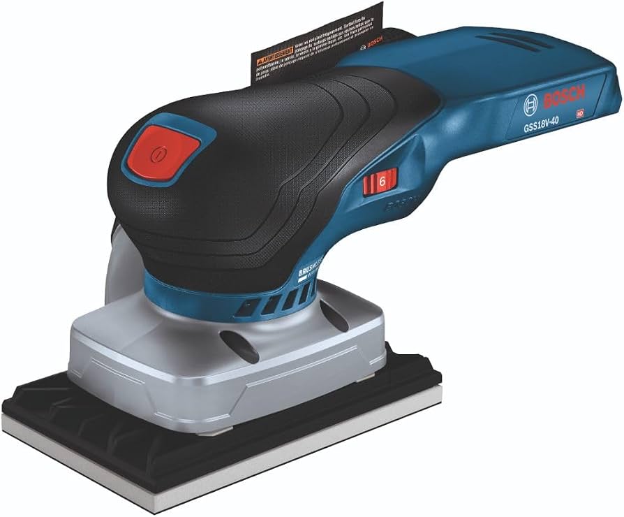 18V BRUSHLESS 1/4SHEET ORBITAL FINISHING SANDER BARE TOOL