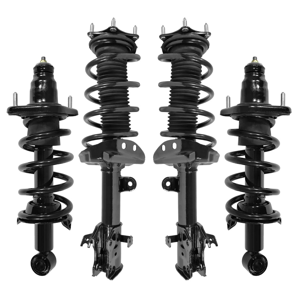 Unity Automotive 4 Front Rear Strut Assemblies 4-11605-15085-001
