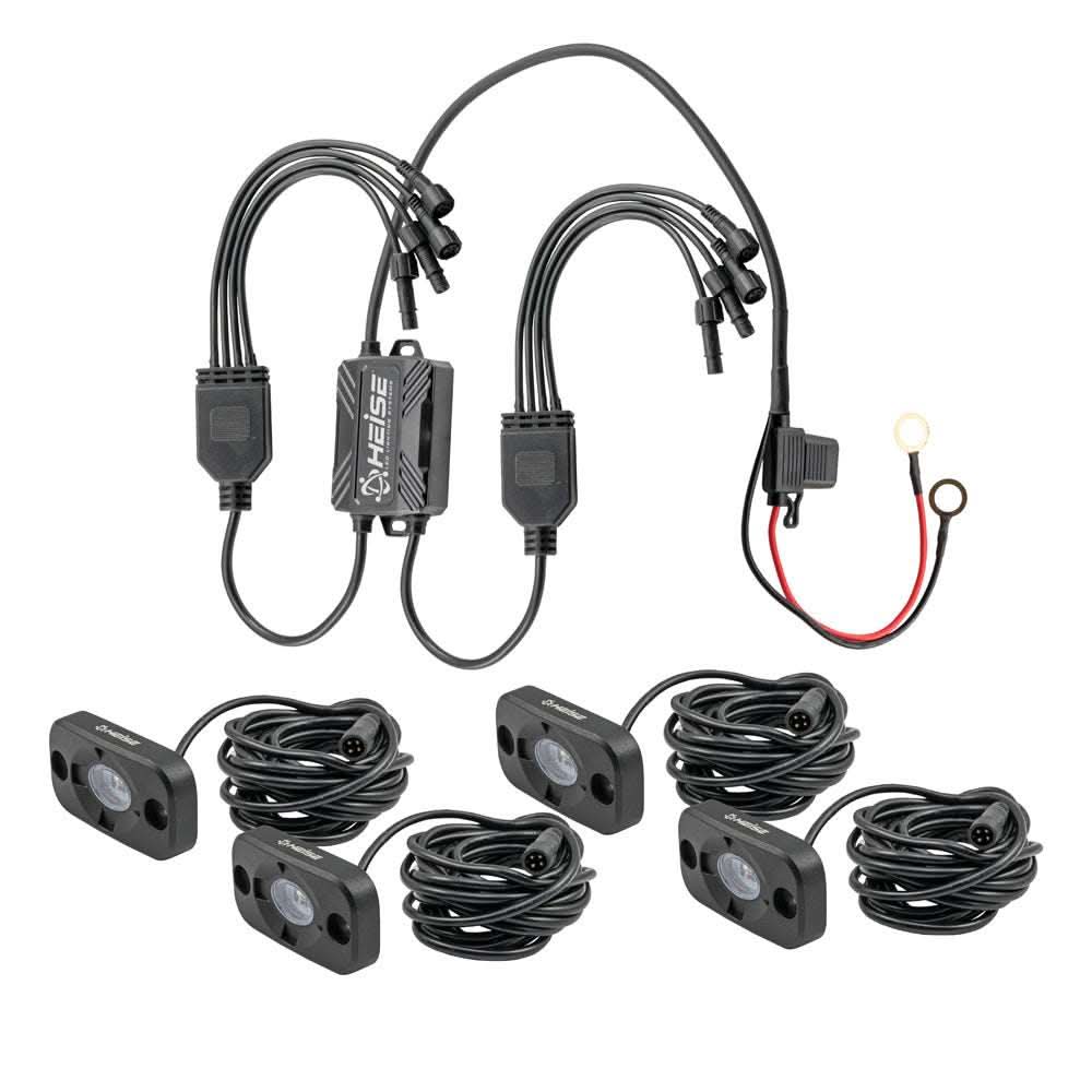RGB ACCENT LIGHTS 4 PACK KIT BLACK HOUSING