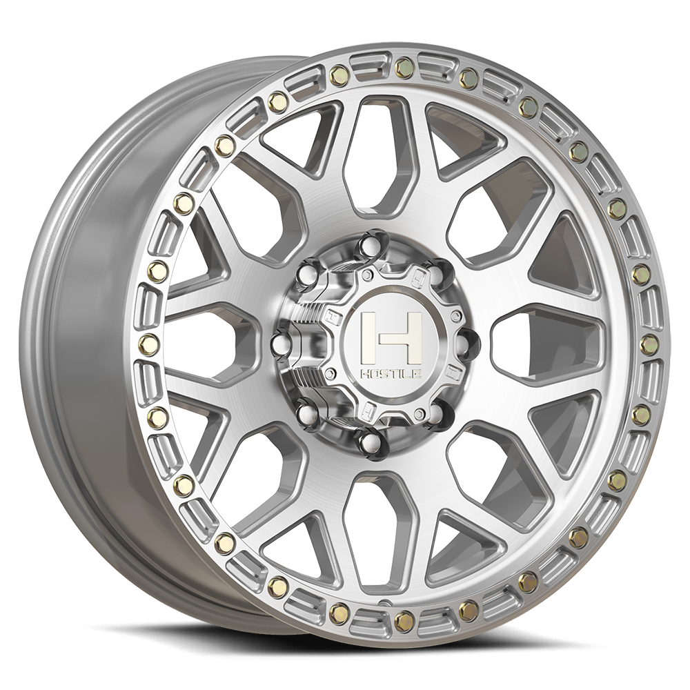 H601 RAPTURE 17X9 8X180 0MM SILVER MACHINED
