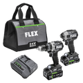 DRILL DRIVER W/ TURBO MODE AND QUICK EJECT IMPACT DRIVER KIT