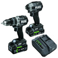 HAMMER DRILL W/ TURBO MODE AND QUICK EJECT IMPACT DRIVER KIT