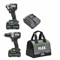 HAMMER DRILL W/ TURBO MODE AND QUICK EJECT IMPACT DRIVER KIT