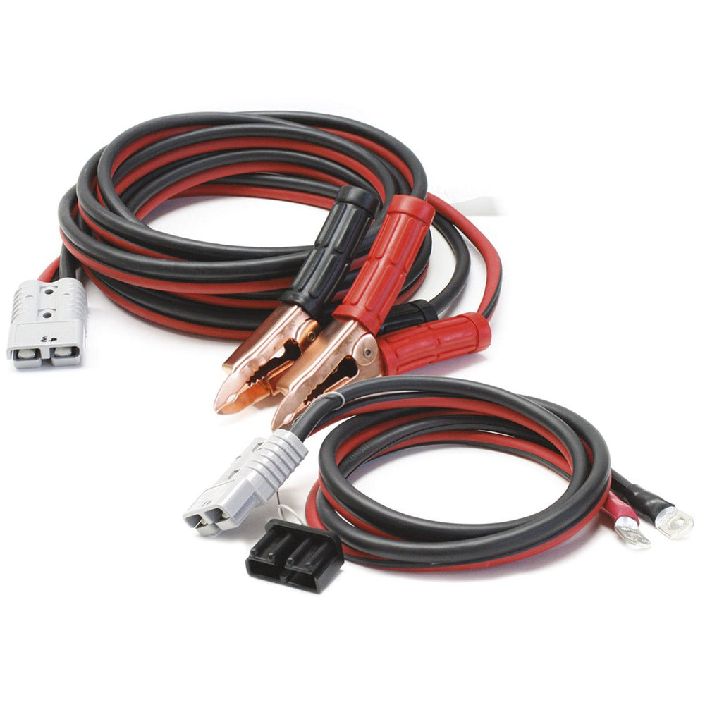 PLUG CONNECTOR BOOSTER CABLE 5FT CONNECTOR/25FT CABLE W/ CLAMPS 2 GAUGE