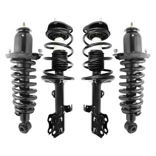 Unity Automotive 4 Front Rear Strut Assemblies 4-11573-15375-001