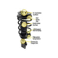 Unity Automotive 4 Front Rear Strut Assemblies 4-11957-15091-001