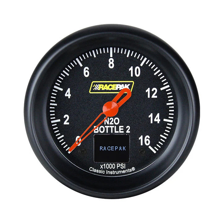 Classic Instruments 2 5/8 NITROUS PRESS 1600 PSI BOTTLE 2 BL 250-CI-369BB