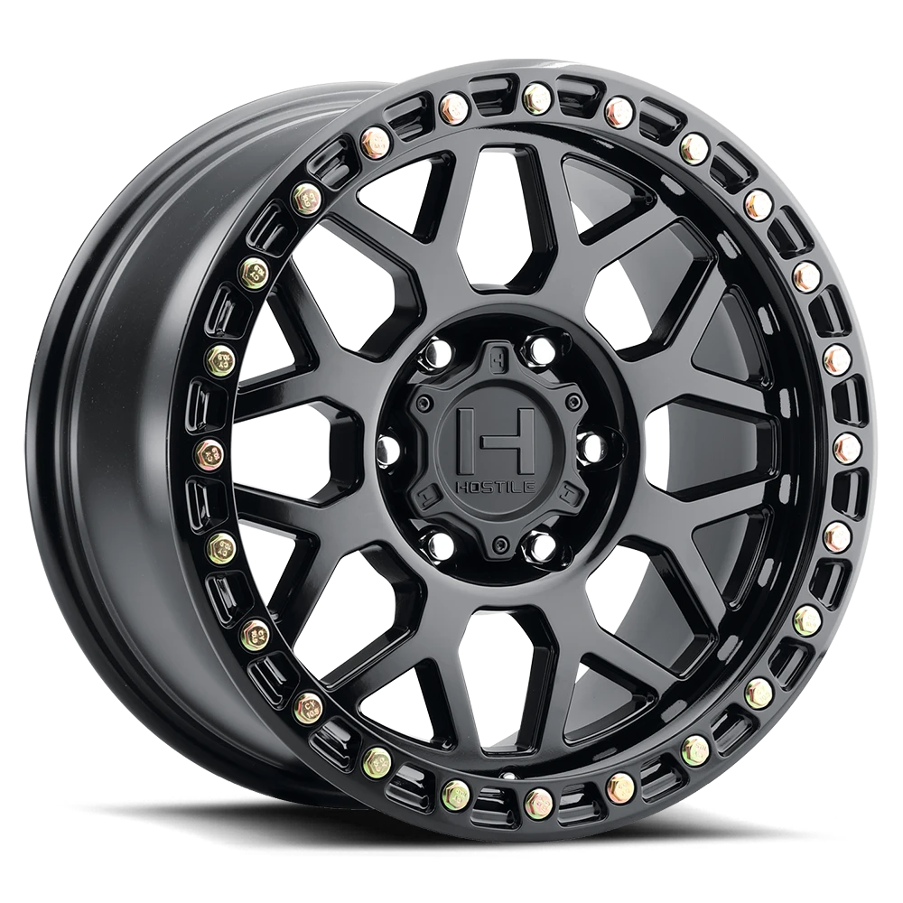 H601 RAPTURE 17X9 6X139.7 0MM ASPHALT (GLOSS BLACK)