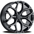SNOWFLAKE - 24X10 6X139.7 ET 31MM 7