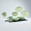 TABLEWARE SET DOLOMIT GREEN + METAL