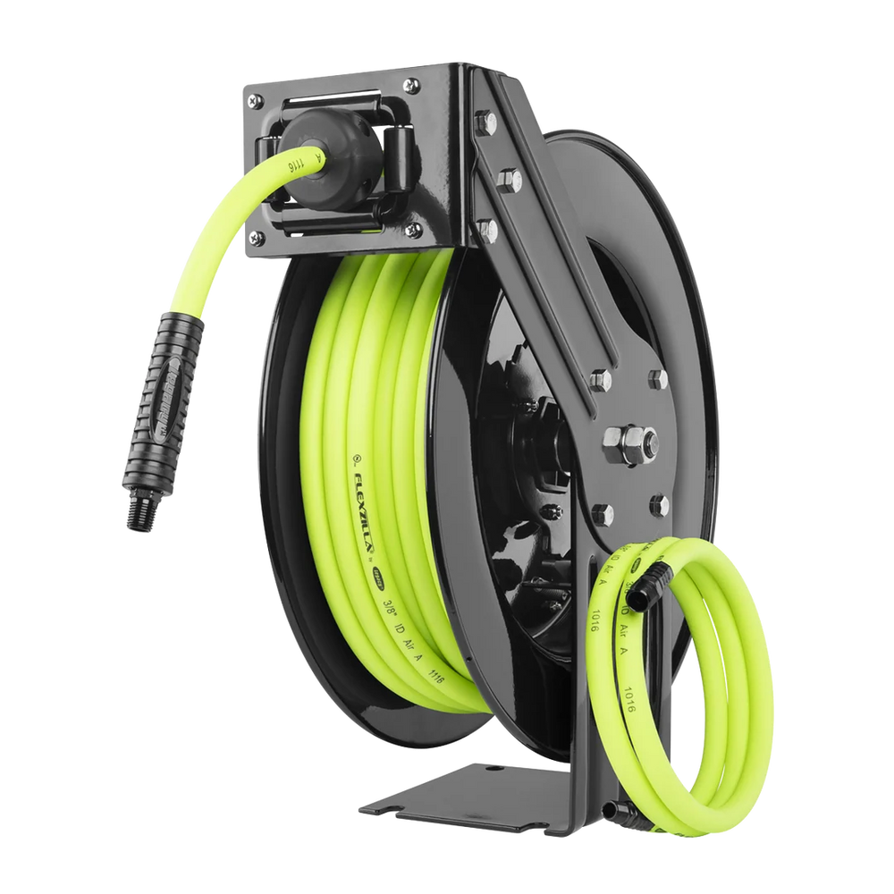 FZ RETRACTABLE AIR HOSE REEL OPEN SINGLE ARM 3/8IN 50FT