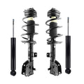 Unity Automotive 2 Front Complete Strut Assemblies 2 Rear Shock Absorbers 4-13681-253410-001