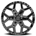 TW417 BLACK 22X9 6X139.7 +35