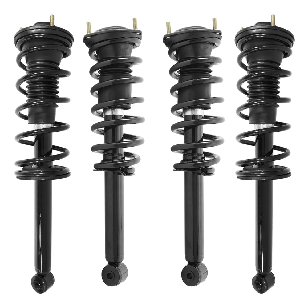 Unity Automotive 4 Front Rear Complete Strut Assemblies 4-61330C-65190C-001