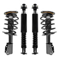 Unity Automotive 2 Front Complete Strut Assemblies 2 Front Coil Over Gas Shock Absorbers 4-11700-65200c-001