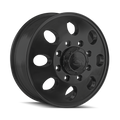 ION 167 MATTE BLACK 17X6.5 8-200 -142MM 142MM 167-7677RMB