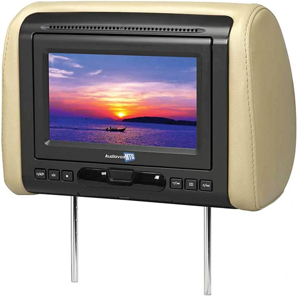 7 IN HEADREST MONITOR SYSTEM W/ DVD PLAYER