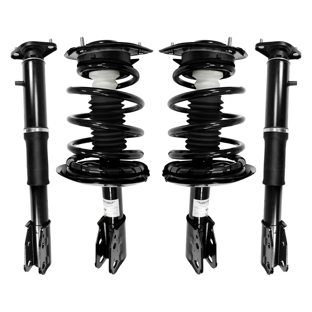 Unity Automotive 4 Front Rear Complete Strut Assemblies 4-11040-15300-001