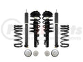 Unity Automotive 2 Front Complete Strut Assemblies 2 Rear Shock Absorbers 2 Coil Springs 2 Top Mounts 2 Bottom Mounts 4-61690c-KIT