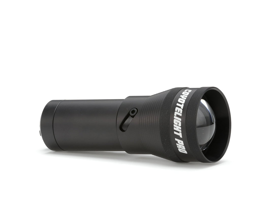 COYOTE LIGHT PRO GREEN LED CARRYING CASE HANDLE 25MM SCOPE MOUNT CHARGER