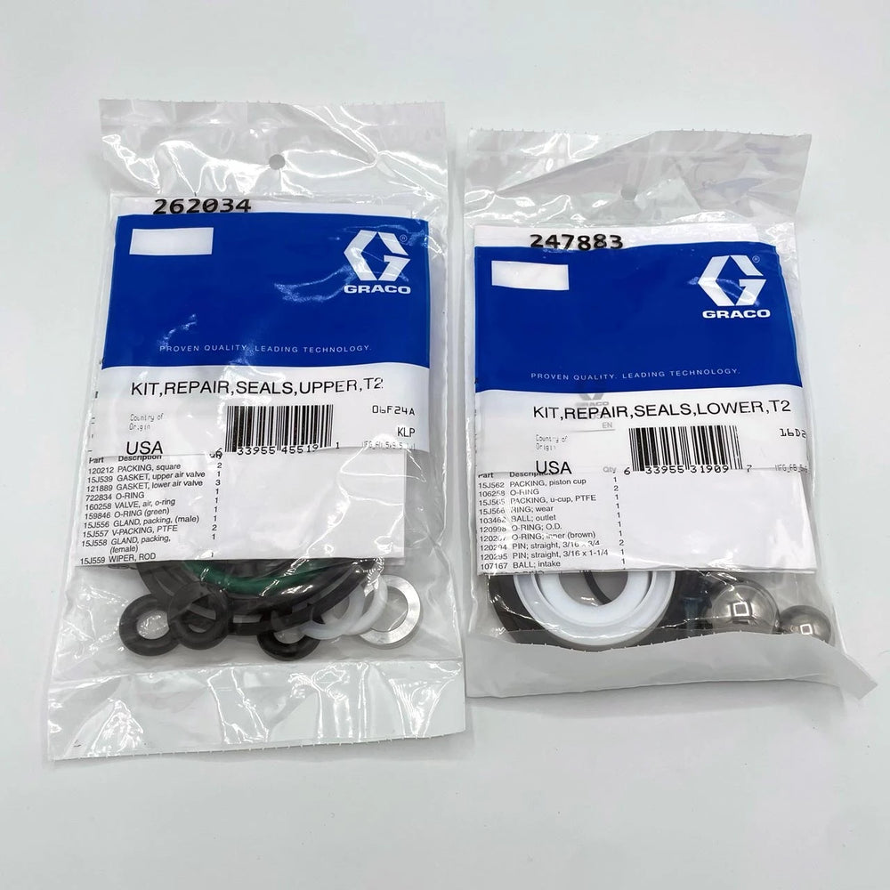 T2 PUMP REPAIR KIT (AIR & FLUID)