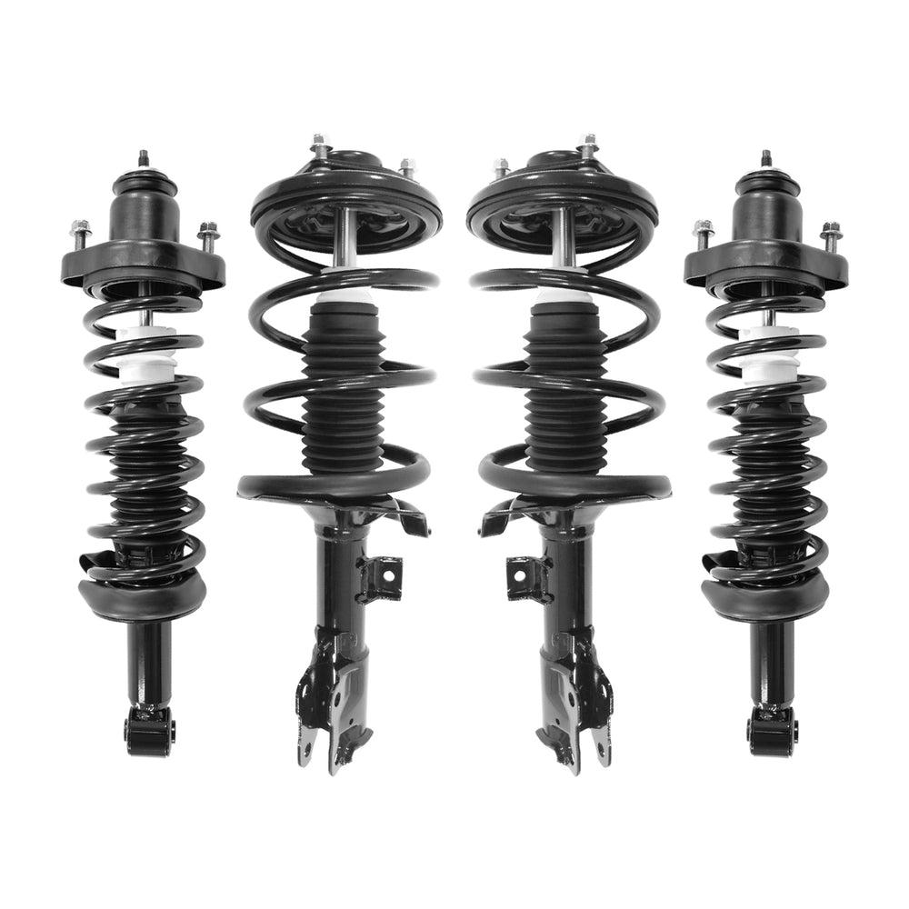 Unity Automotive 4 Front Rear Strut Assemblies 4-13043-16050-001