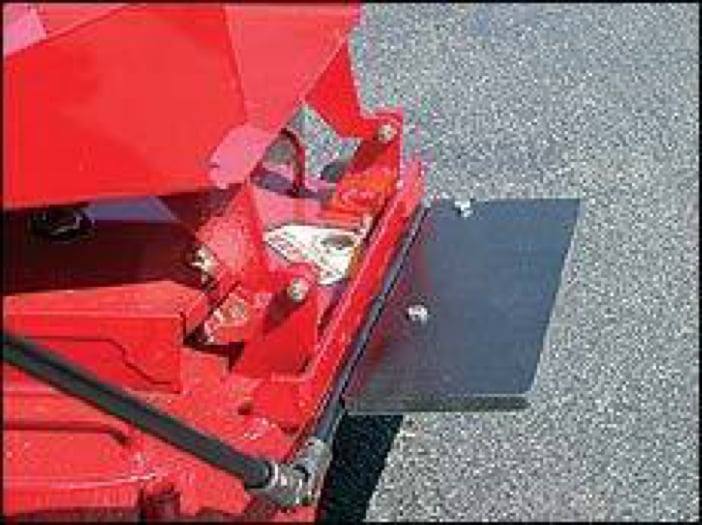 BLADE BLOCKER FOR MOST COMMERCIAL WALK BEHIND MOWERS MIXED BLACK/SILVER