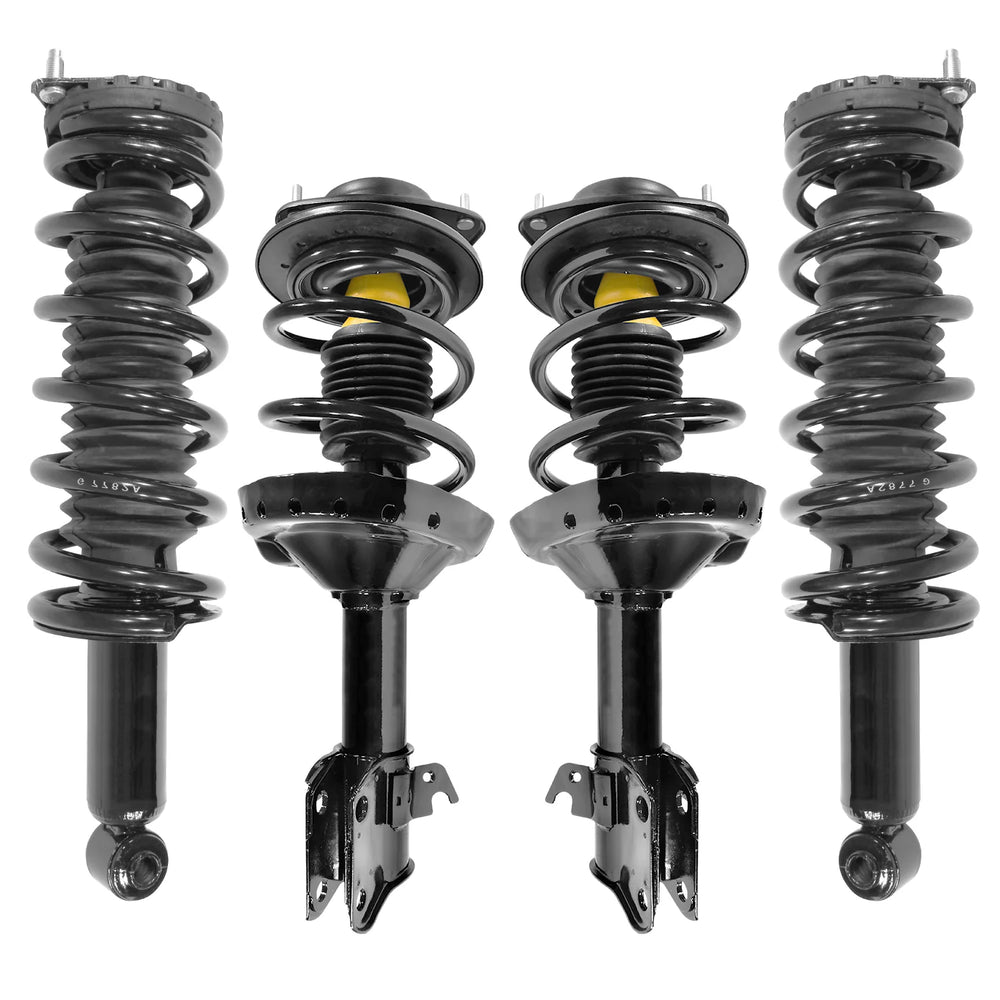 Unity Automotive 4 Front Rear Strut Assemblies 4-11923-15910-001