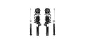 Unity Automotive 2 Front Complete Strut Assemblies 2 Rear Shock Absorbers 4-13611-253390-001