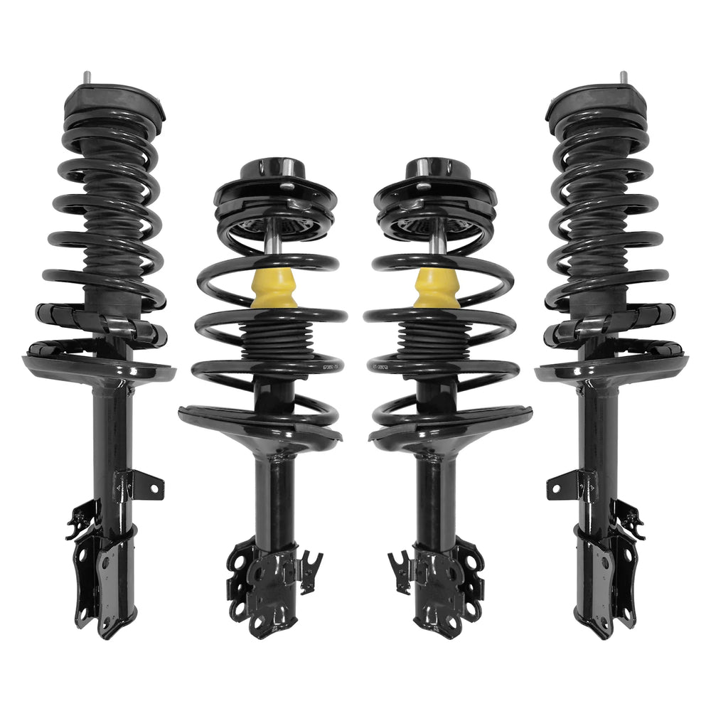 Unity Automotive 4 Front Rear Strut Assemblies 4-11551-15321-001