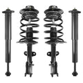 Unity Automotive 2 Front Complete Strut Assemblies 2 Rear Shock Absorbers 4-11173-253060-001