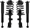 Unity Automotive 2 Front Complete Strut Assemblies 2 Rear Shock Absorbers 4-11173-253060-001