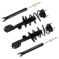 Unity Automotive 2 Front Complete Strut Assemblies 2 Rear Shock Absorbers 4-13111-259140-001