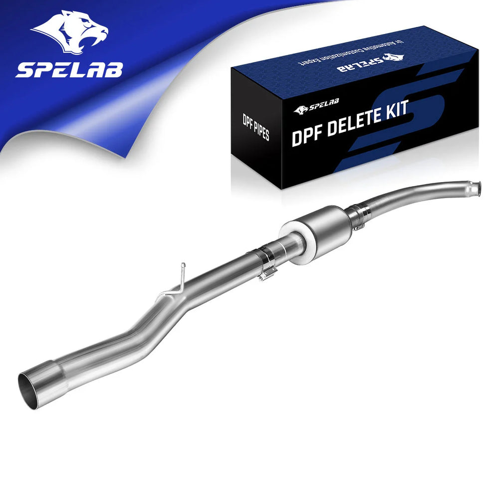 DPF & Cat Delete Pipe w/ Muffler