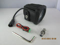 OPTIMUS SQUARE BLACK 1 10W LED 20 DEG MEDIUM 2 LIGHT KIT