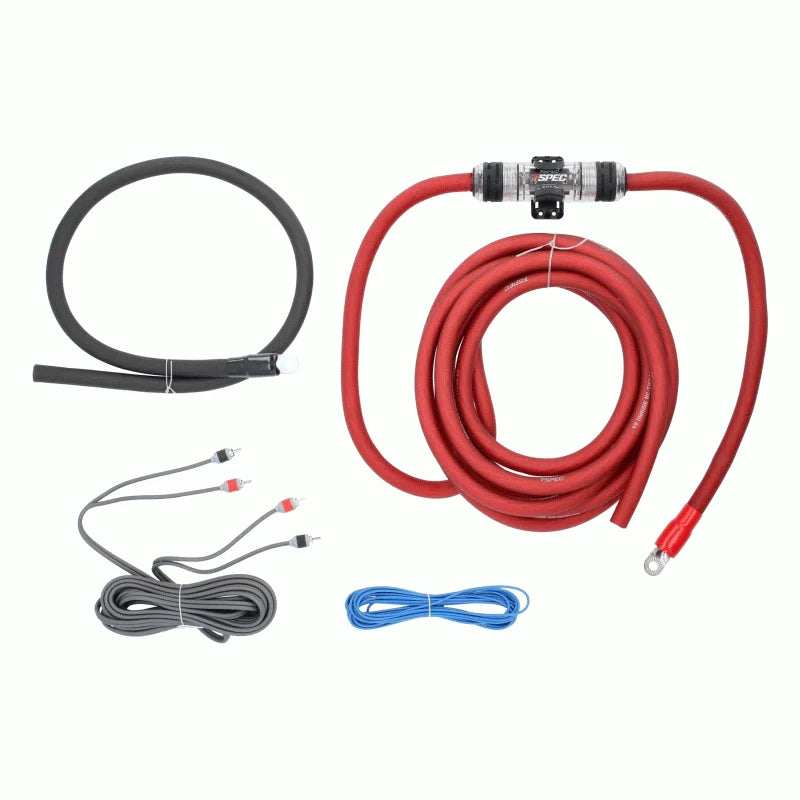 V8 1/0 AWG AMP KIT 3800 W WITH RCA CABLE