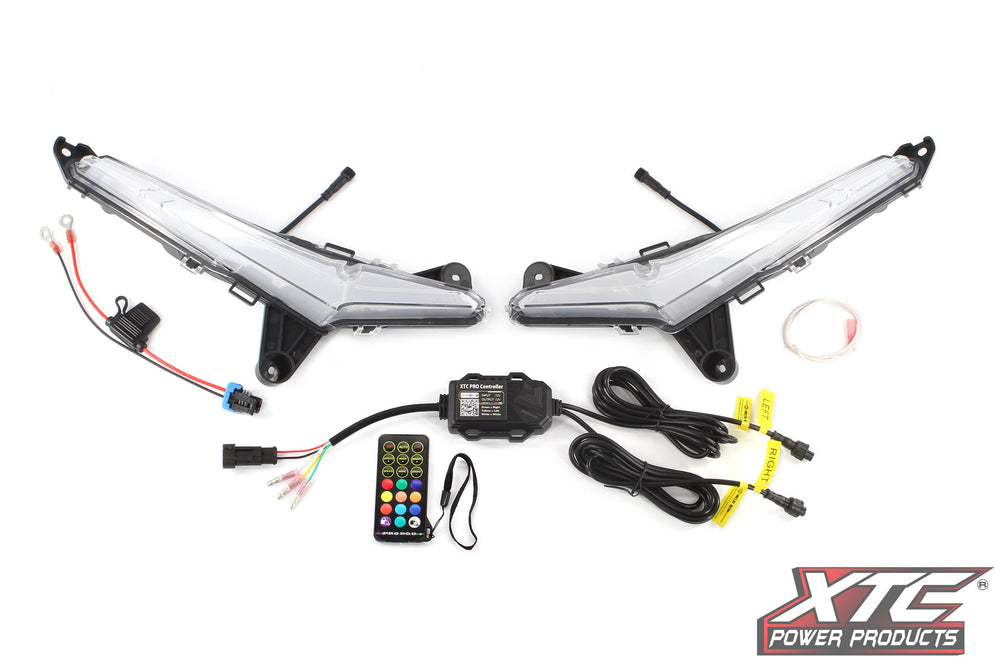 CANAM MAVERICK R RGB+W FRONT SIGNATURE LIGHT SET