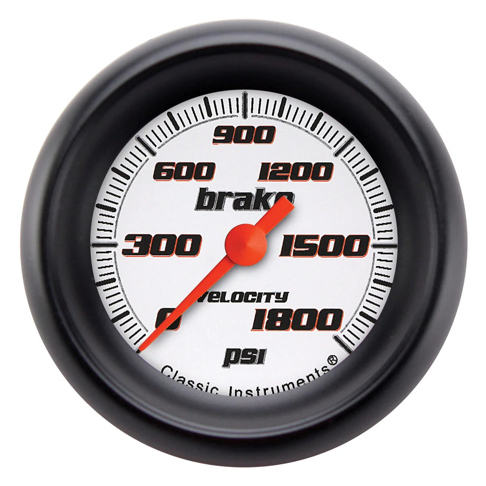 Classic Instruments VELOCITY WHT 2IN BRAKE PRESSURE VS167WBPF