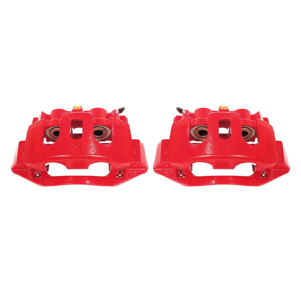 POWERSTOP REAR RED CALIPER PAIR W BRKT S15306