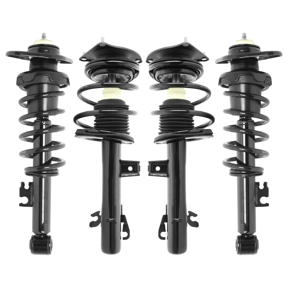 Unity Automotive 4 Front Rear Strut Assemblies 4-11955-15131-001