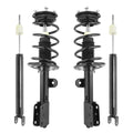 Unity Automotive 2 Front Complete Strut Assemblies 2 Rear Shock Absorbers 4-13117-259140-001