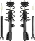 Unity Automotive 2 Front Complete Strut Assemblies 2 Rear Shock Absorbers 4-13117-259140-001