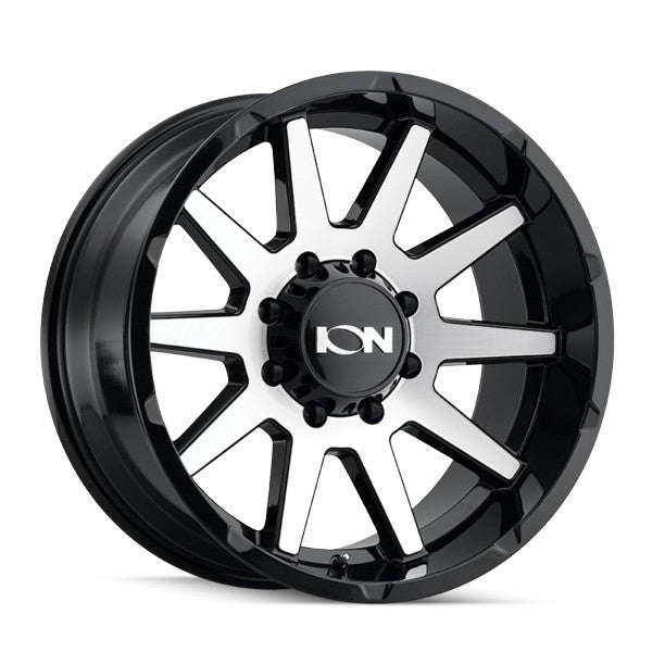 ION TYPE 143 GLOSS BLACK MACHINED FACE 20X9 6-135 18MM 87.1MM 143-2936BM18