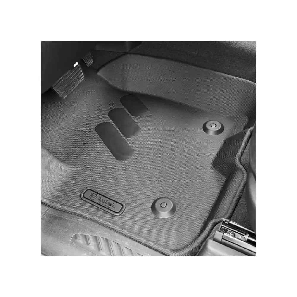19C SILVERADO/SIERRA 1500/2500/3500 CREW CAB W/O REAR STORAGE 3PC PRO FLOOR LINERS BLACK
