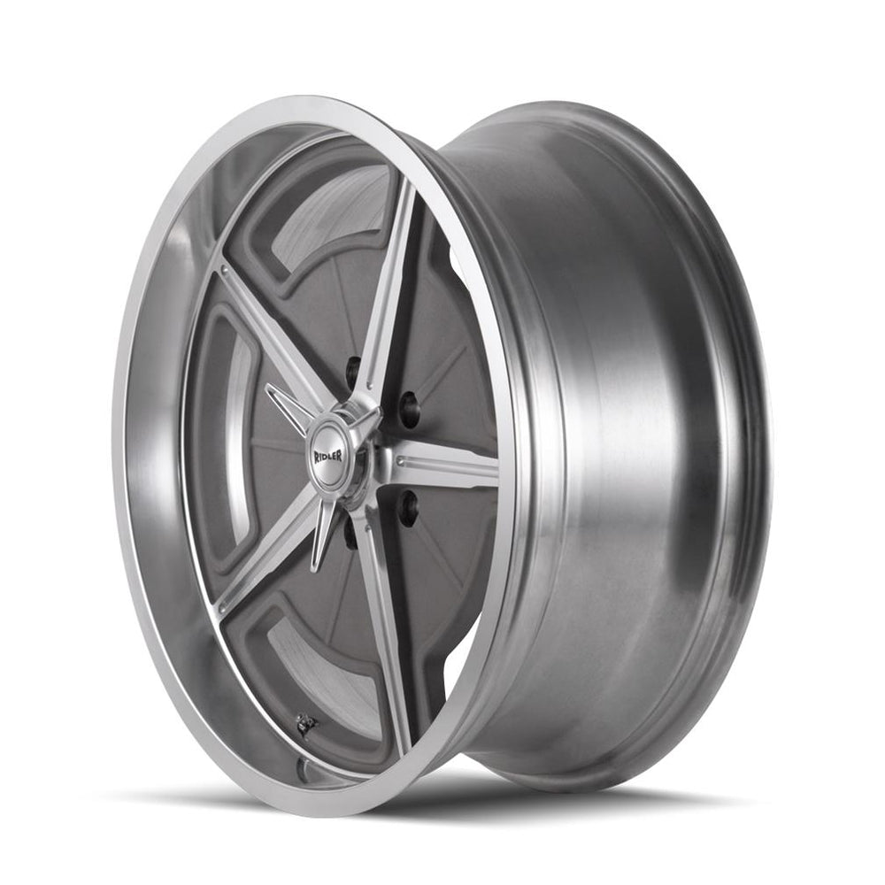 605 (605) MACHFTED SPOKES AND LIP 20X8.5 5-127 0MM 83.82MM